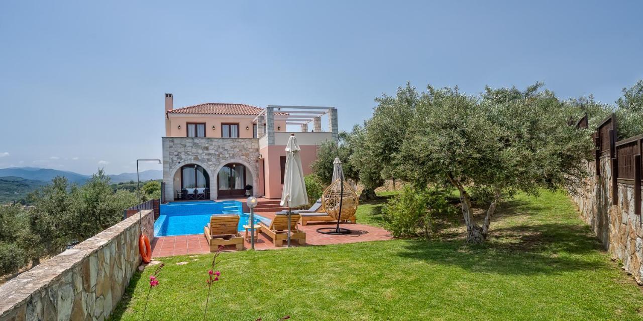 Villa Katerina With Eco Heated Pool Szpiliá Kültér fotó